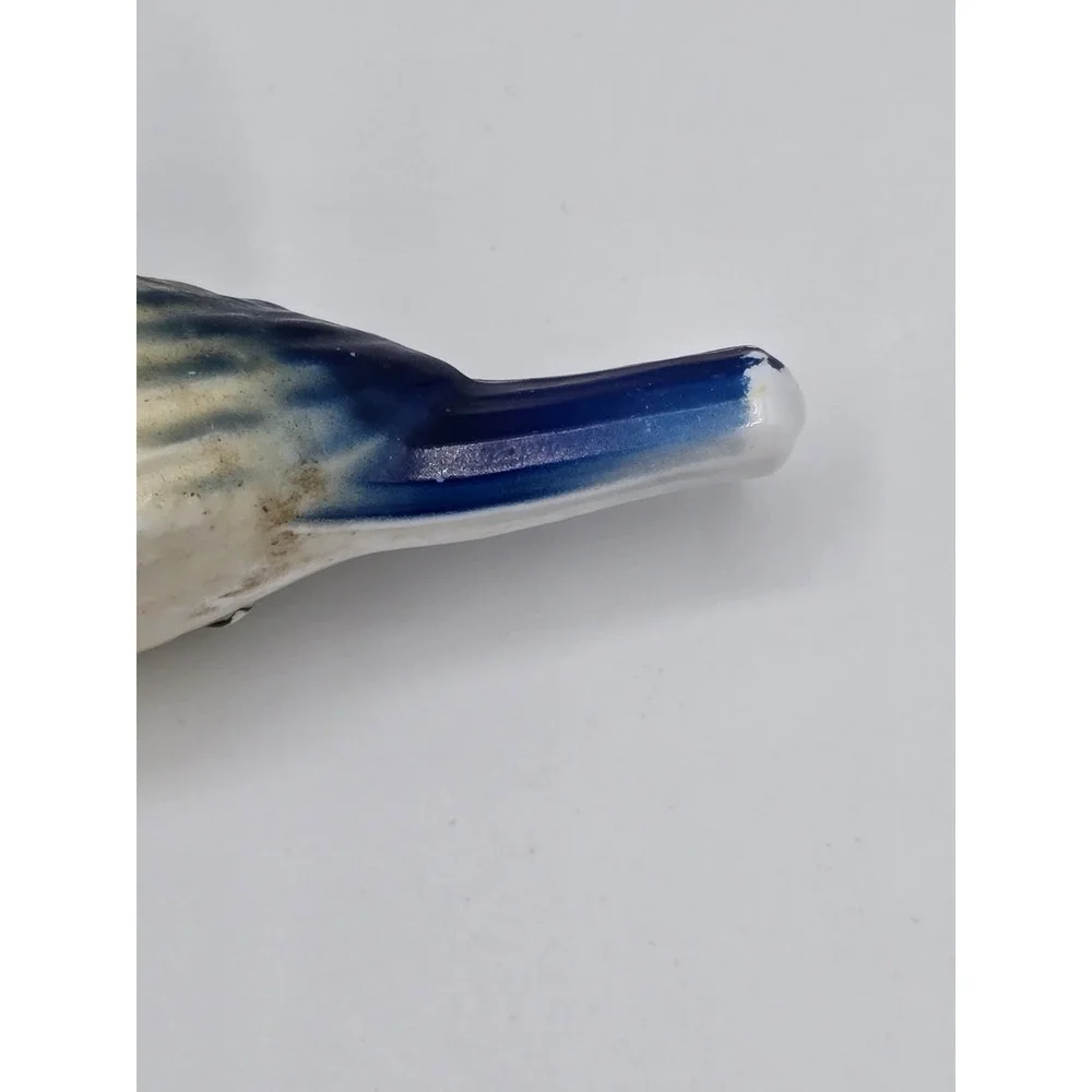Vintage Blue Bird Figural Glass Light Bulb Mcm Art Deco Antique String‎ Light